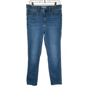 Madewell 10" High-Rise skinny crop jeans, size 29